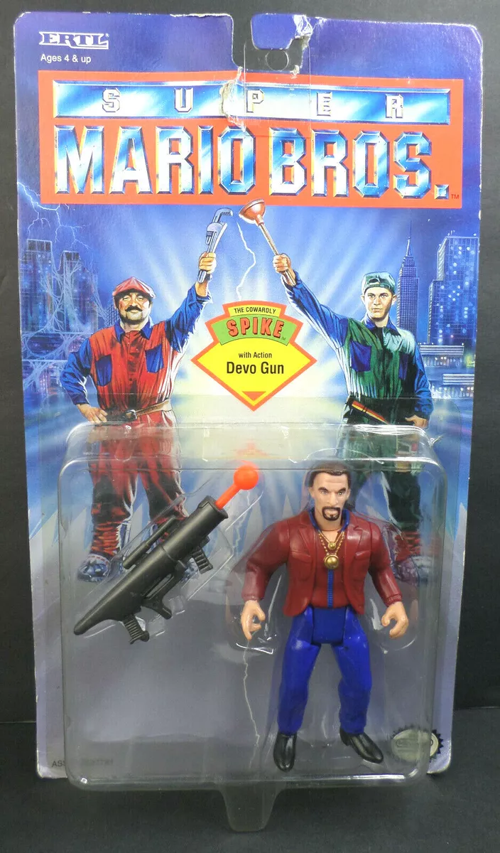 Vintage 1993 Super Mario Brothers Movie Spike Action Figure Sealed New MOC