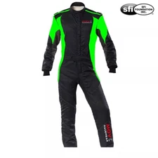 Move  Extra-Light MR-79  SFI 3.2A/5 Double Layer Car Track Rally Race Suit Green