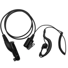 1-Wire Mic Headset PTT Earpiece for Motorola APX 6000 APX 4000 Walkie Talkie