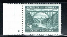 GERMANY BOHEMIA & MORAVA MOROVIA GERMANY STAMP TAGGED MNH LOT 1833H