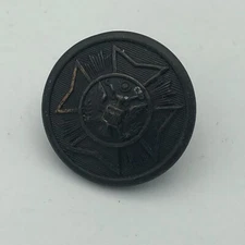 Maltese Cross VFW Uniform Button Eagle Rowland Philadelphia Older Vtg Antique