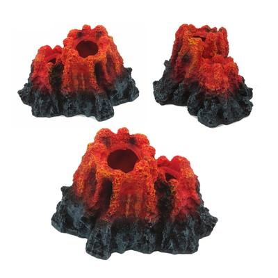 Volcano Harz Volcano Fisch Tank Vulkanischen Aquarium Bubbler