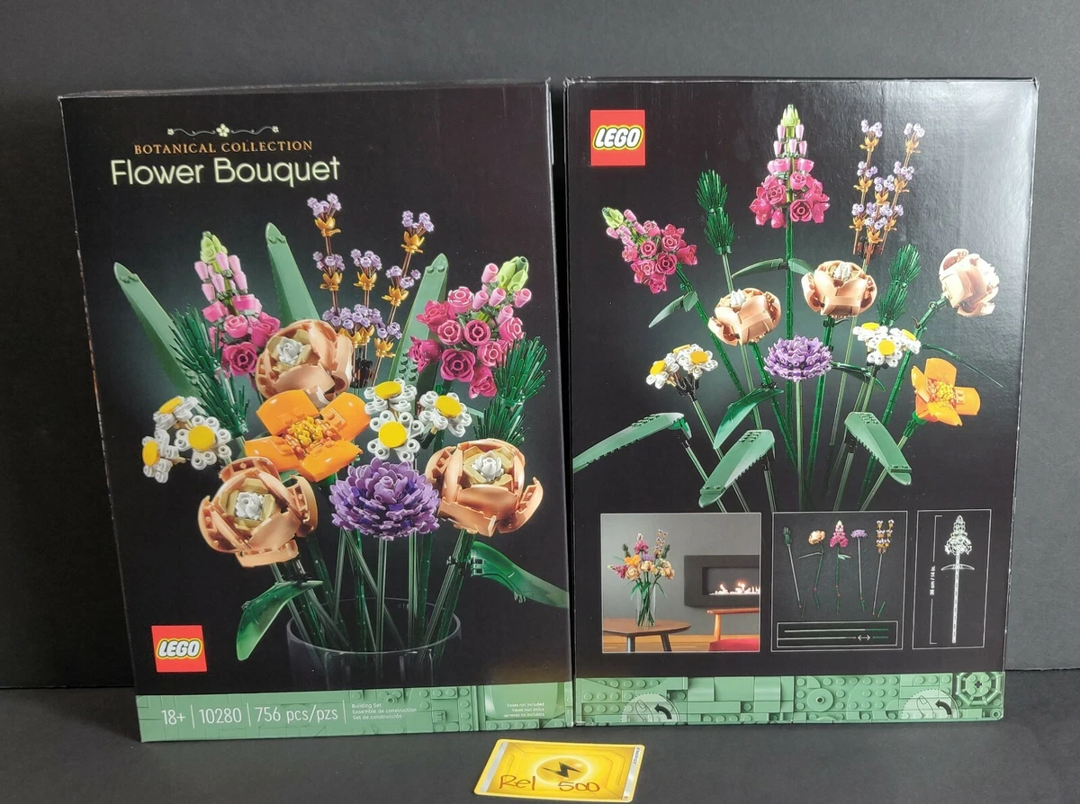 LEGO Flower Bouquet Building Kit 10280 (756 Pieces) Unique Flower Bouquet