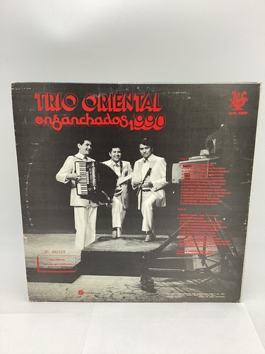 TRIO ORIENTAL enganchados 1990 (LYRA VINYL LP BOLIVIA) EX/EX+ (serial numbered#) - Picture 3 of 9