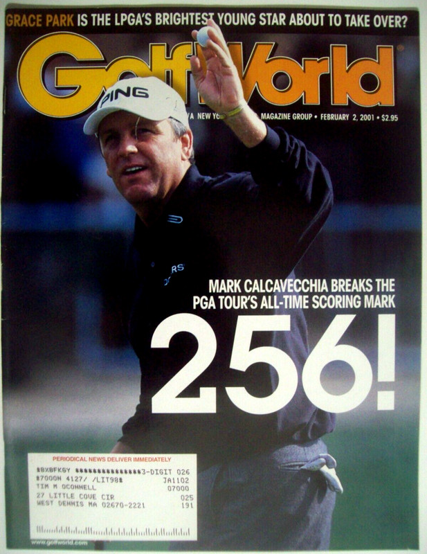 February 2, 2001 Golf World Magazine - MARK CALCAVECCHIA Wins Phoenix Open