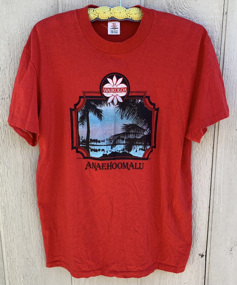 vintage Waikoloa Anaehoomalu t shirt duplicate tag Hi Cru by 