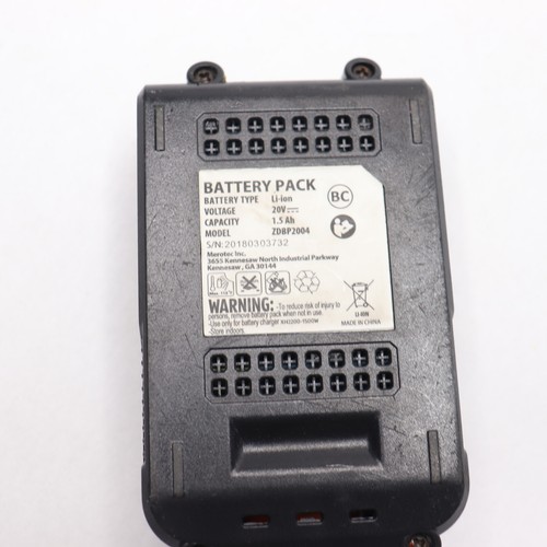Merotec Inc. Lithium Ion Battery 20V 1.5Ah ZDBP2004 eBay
