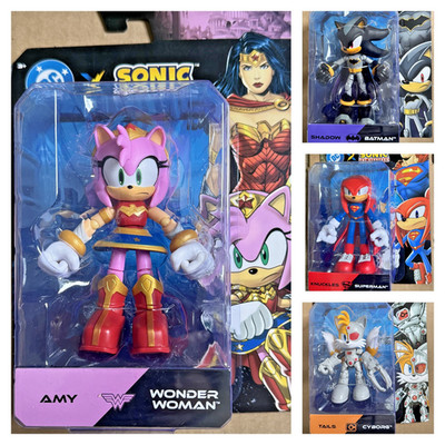 DC x Sonic The Hedgehog - Amy, Knuckles, Shadow, Tails - 5'' Jakks Pacific