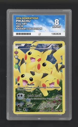 Pikachu graded ACE 8 for sale on eBay
