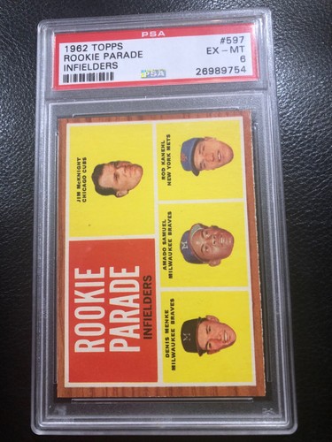 1962 Rookie Parade [Infielders] #597