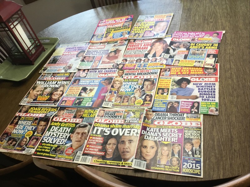 Vintage Globe Magazine Collection 