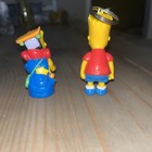 Vintage 1990 The Simpsons  BART SIMPSON Figures CAMPING and key chain McDonalds — photo 2