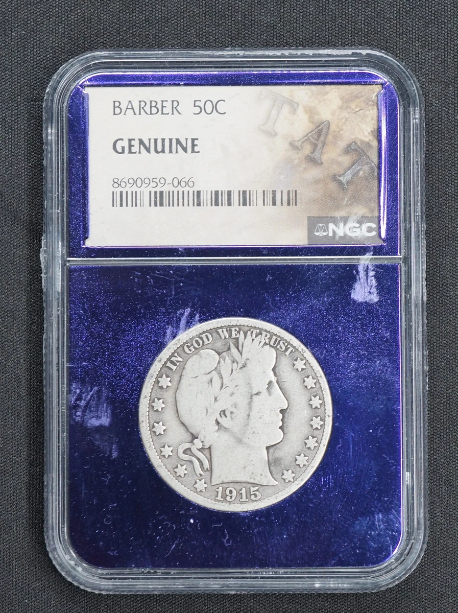 NGC 1915 Year Barber Half Dollars (1892-1915) for sale | eBay