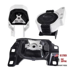 Engine Motor and Transmission Mount Kit Compatible with  2013-2017 Escape 2.0L