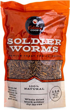 Culinary Coop Premium Chicken Treats, Dried Soldier Worms, Packed with Protein a