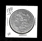 VF 1881-S Morgan Silver Dollar (1 coin)