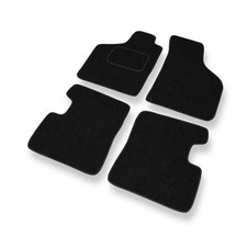Fußmatten Nadelfilz für Renault Twingo I (1992-2007) Automatten Schwarze