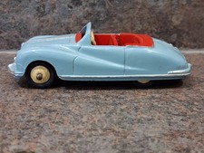 Dinky Toys #106 Austin A90 Atlantic Pale Blue with Cream Hubs Red interior 1954