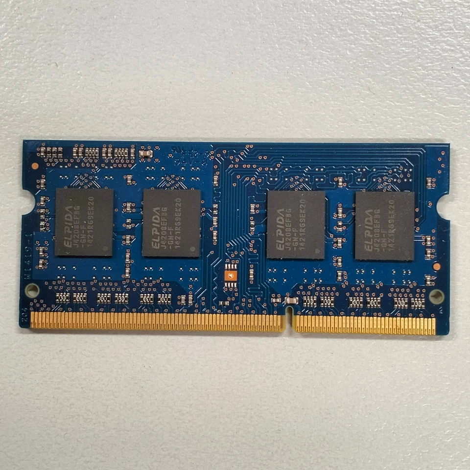 Elpida 4GB DDR3L RAM PC3-12800 1600MHz 1.35V 204 Pin SODIMM EBJ40UG8EFU0-GN-F - Image 3 of 4