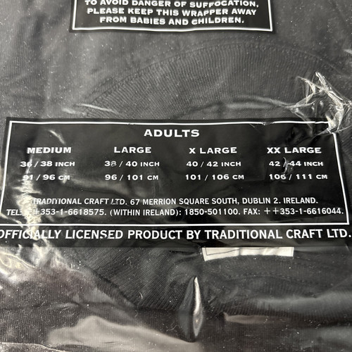 Guinness Premium T-Shirt in Original Unopened Irish Label Size L Black Sealed - Picture 5 of 6