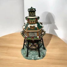 Lemax Carole Towne Stormy Point Lighthouse 2004 Lighted Beach Decor