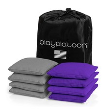 Weather Resistant Cornhole Bean Bags Set of 8 - Regulation Size  Weight - 4 Pur