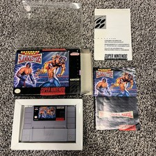 Saturday Night Slam Masters (Super Nintendo SNES) Completo en Caja En Caja