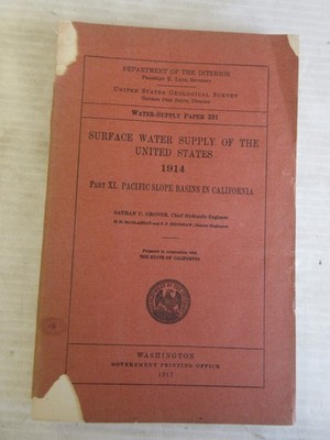 SURFACE WATER SUPPLY OF THE UNITED STATES 1914