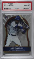 2011 Topps Finest Dee Gordon #82 PSA 8 1c7