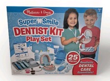 Melissa  Doug Super Smile Dentist Kit Play Set of Teeth and Dental Accessories
