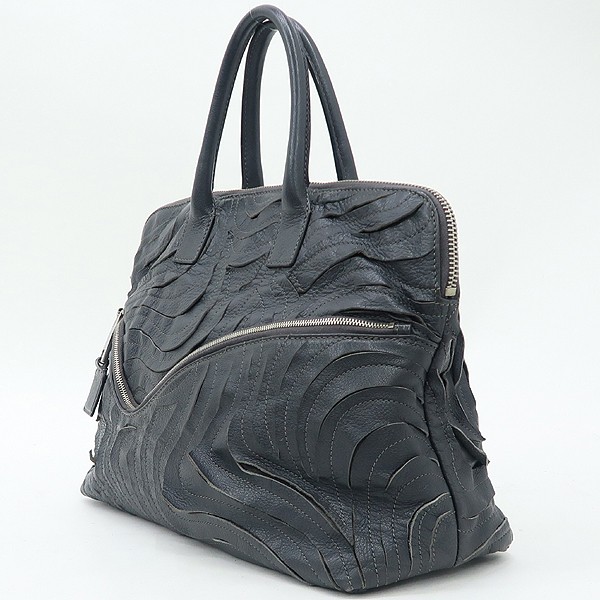 Marc Jacobs Sherring Leather Tote Bag Gray Unisex