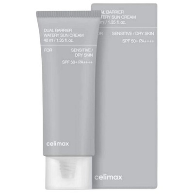 Celimax Dual Barrier Wässrige Sonnencreme LSF 50+ mit Ceramiden - 40 ml