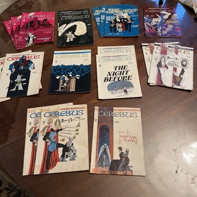 Cerebus the Aardvark #33-42 comic lot Dave Sim Some Multiples High Society