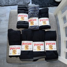 This Is A 7 Pack Of Men  s L/XL Compression Knee High Alpaca Socks From Pacas