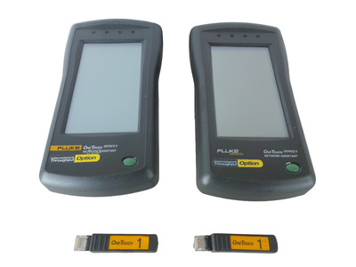 LOT OF 2 Fluke Onetouch Series II 10/100PRO - Free shipping