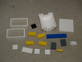 Lego City Airport 3182 - replacement pieces with stickers