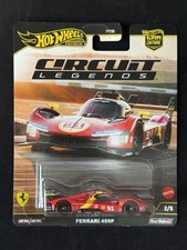 【Karte beschädigt 】Hot Wheels Premium Ferrari 499P 2025 Circuit Legends 2/5  