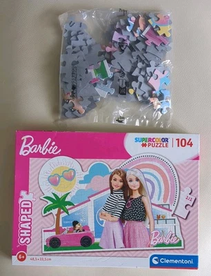 Clementoni Barbie Supercolour Shaped 104 Pieces Jigsaw Puzzle Age 6+ Sealed Bag - Image 1 of 4