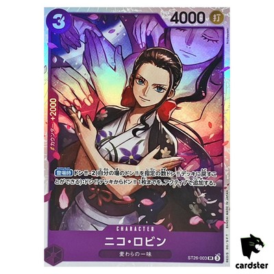 one piece tcg nico robin deck Nico Robin SR ST26-003 Starter Deck Monkey D Luffy One Piece Japanese