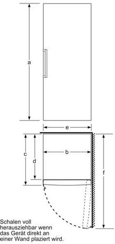 Bosch GSN58AWCV Stand Gefrierschrank, 70cm breit, 366l, NoFrost, VarioZone, Ice- - Bild 5 von 6