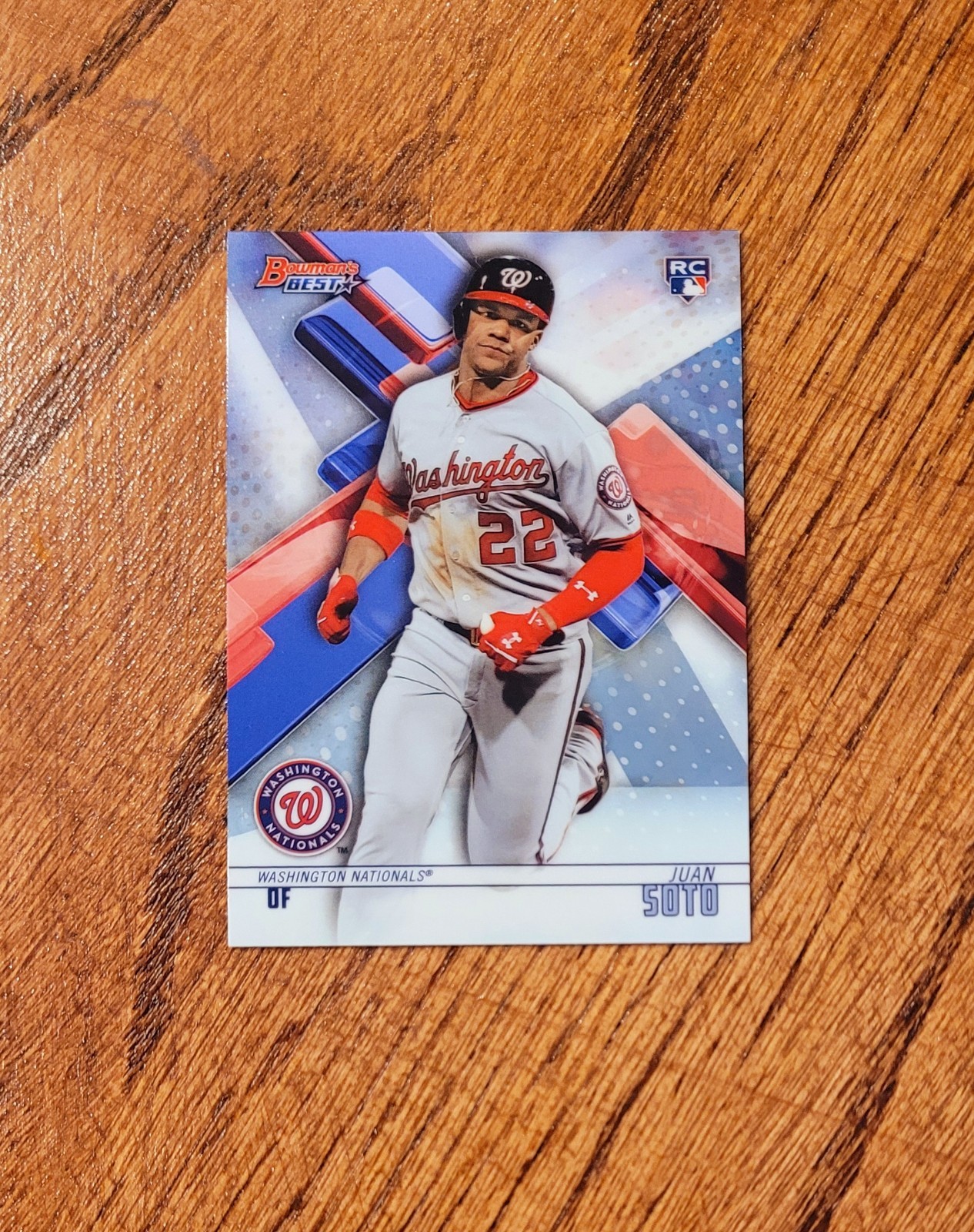 Juan Soto 2018 Bowman's Best RC Rookie Nationals #29