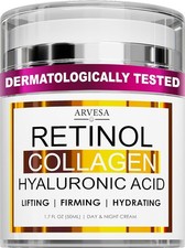 Retinol Face Cream Collagen Hyaluronic Acid Anti Aging Moisturizer