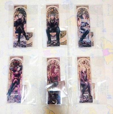 Alle 6 Typen Acryl Ständer Sammlung Resident Evil 30th Anniversary Leon Ada