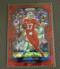 Josh Allen - 2020 Panini Prizm - #1 - Red Ice Prizm - Color Match - MT