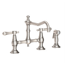 Newport Brass 9462/15S Chesterfield Kitchen Bridge Faucet Satin Nickel PVD