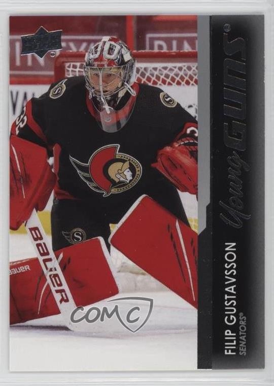 2021-22 Upper Deck Series 1 Young Guns Filip Gustavsson #225 yk0