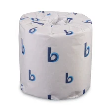Boardwalk 2-Ply Toilet Tissue, Septic Safe, White, 400 Sheets/Roll, 96 Rolls