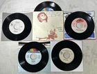 Elton John 45 RPM 7” Vinyl Record Lot Of 5 A Simple Man Blue Eyes Chameleon