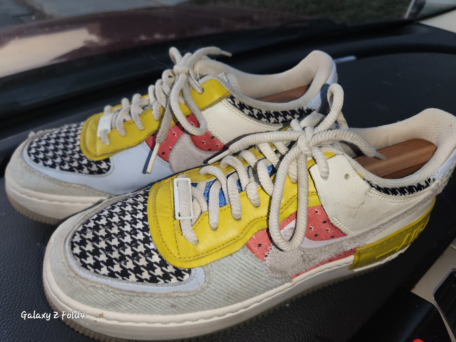 Nike Size 10 Air Force One Shadow Patchwork - image 1