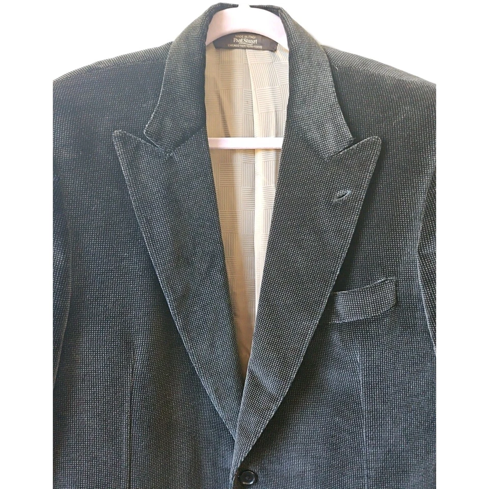 Blazer Paul Stuart Marrón Para Hombre Talla 42L Preppy Clásico Vacaciones Suave Retro De Colección Foto 3 de 4
